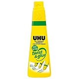 UHU Twist et colle tout usage adhésif sans solvant Washes-out à 60 degrés 90 ml Ref 40210