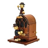 Idea de regalo perfecta para cualquier ocasión: la caja musical puede ser un regalo creativo para sus amigos, cónyuge, pareja, parientes, y estas cajas de música también pueden ser un arte, una artesanía y una decoración elegante.