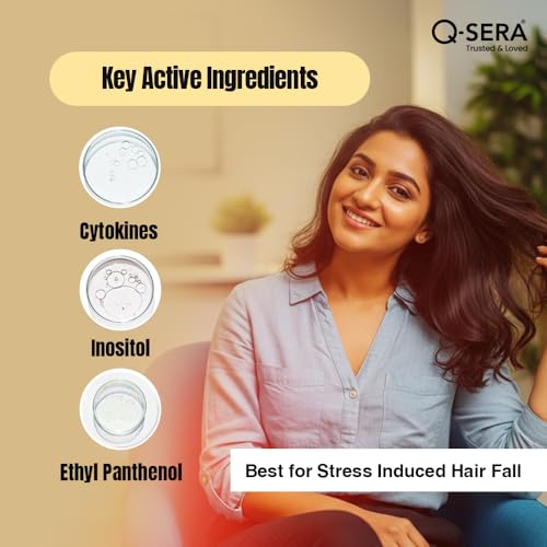 QSERA Hair Growth Serum 20 Days Hair Fall Control Solution|Dermatologist-Recommended|Strengthens Roots, And Promotes Thicker, Healthier Hair|Proven Choice| Superior Over Redensyl, For Men & Women