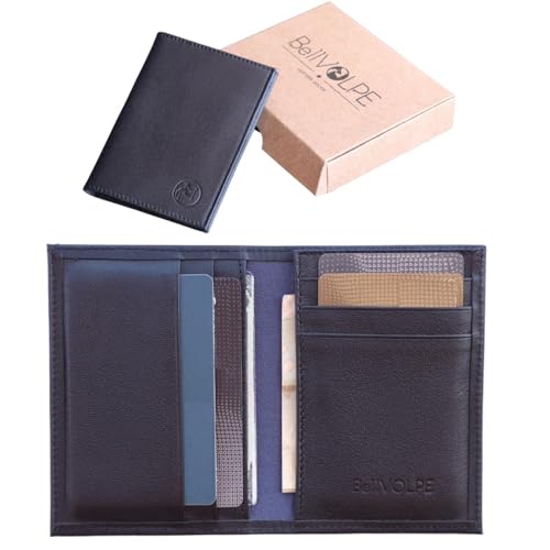 Carteira Masculina Slim Couro Legítimo (Preto)