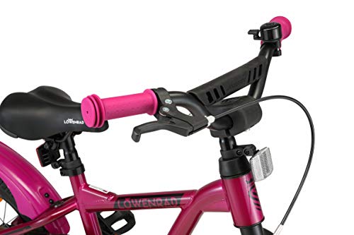 Löwenrad Kids Bike Age 3-4 Year Old Children | 14" Inch Bicycle With Brake For Boys And Girls | Berry #TOP5