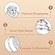 Spirale Haarnadeln, Braut Haarnadeln Kristall Strass Wirbel Haarnadeln Perle Haarnadeln für Frauen Mädchen Hochzeit Braut Party (24 PCS)
