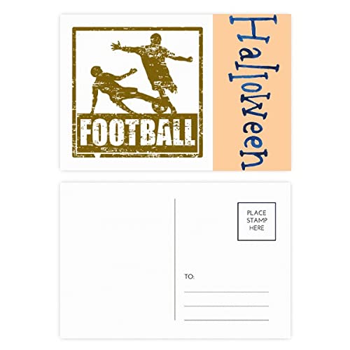 Cartes postales d'Halloween football lot de 20 pour correspondances de club