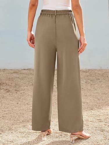 Image of LILLUSORY Womens Wide Leg Dress Work Flowy Pants Business Casual Outfits | 2026 Trousers, Dressy Slacks, High Waisted Palazzo, Professional Office Interview Clothes, Travel Wear