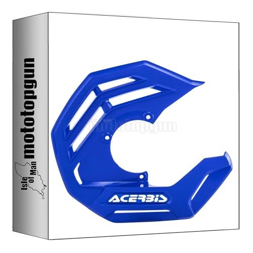 Tapa de disco Acerbis X-Future azul para proteger el freno delantero de tu moto