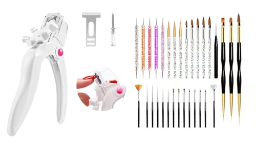 MelodySusie Cortaúñas y Set de 31 Pinceles para Uñas miniatura 1