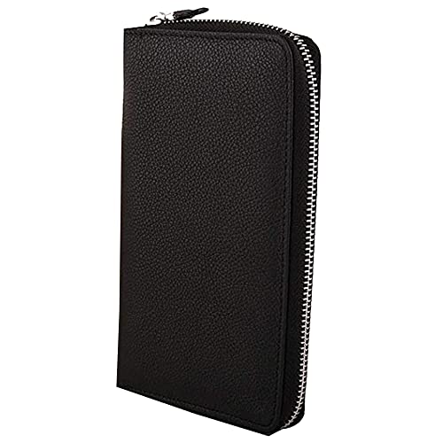 Milled Cow Unisex Zip Around Business Coat Wallet and Organiser with RFID Blocking