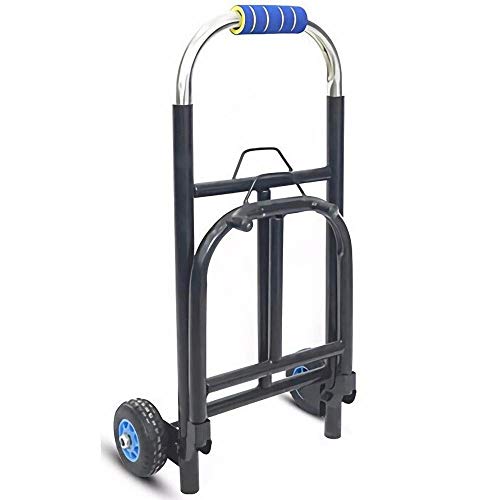 YAODFYL Carros Dela Compra Plegable de Planchar Ruedas de Marcha Suave con Bandas de Rodadura Blandas y Carga Máxima 150 kg，Negro Caritos de Compra para Transporte