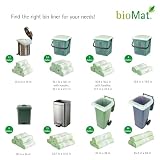 bioMat Kompostowalne 30l Worki na odpady organiczne, 50 Worków, Jakość Premium, Certyfikat DINplus, Neutralne dla Klimatu, Wyprodukowane w Niemczech