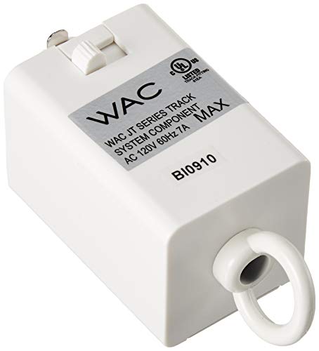 WAC Lighting J-Loop-WT J Track Suspension Loop for Hanging Fixture, White