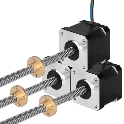 Nema 17 à couple élevé 0.44 Nm avec vis intégrée TR8x8 pour axe Z stable