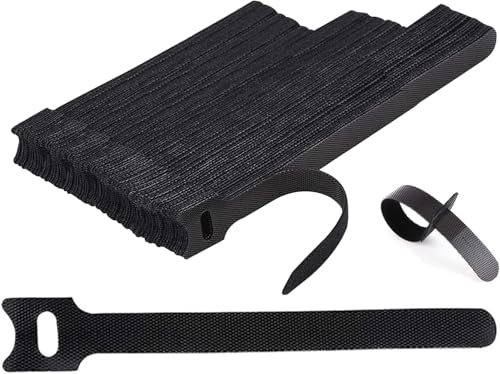 Honyear 100pcs Wiederverwendbare Kabelbinder in 3 Verschiedenen Längen—190mm/160mm/140mm