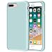 iPhone 8 Plus Case, iPhone 7 Plus Case, Anuck Soft Silicone Gel Rubber Bumper Case Microfiber Lining Hard Shell Shockproof Full-Body Protective Case Cover for iPhone 7 Plus /8 Plus 5.5" - Mint