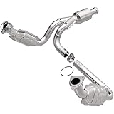MagnaFlow Direct-Fit Catalytic Converter OEM Grade Federal/EPA Compliant 51578 - Stainless Steel 2.5in Main Piping, 45in Overall Length, Pre-and-Post Converter O2 Sensor - OEM Domestic Replacement