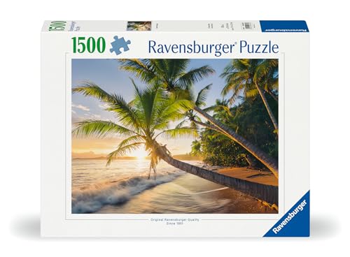 Ravensburger Puzzle Adulte Puzzle 1500 pièces Plage secrète Adultes et Enfants à partir de Puzzle de qualité supérieure 80x60cm Paysage & Nature 12000693 - vue 3