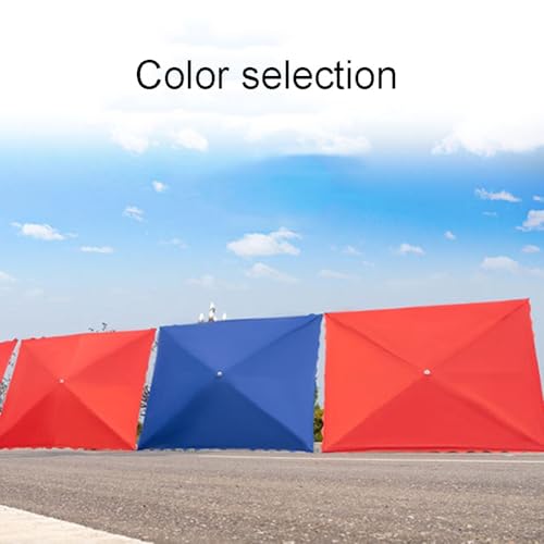 Telas de repuesto para sombrilla rectangular roja: renueva la sombra de tu jardín de 3x2 m 3
