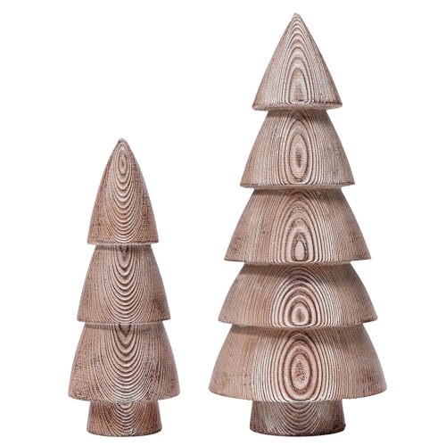 DN Deconation Cone Christmas Tree Figurines, 2-Pack