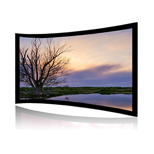 Pantalla Curva Fija 4K 200" Woven Transparente Acústica miniatura 2