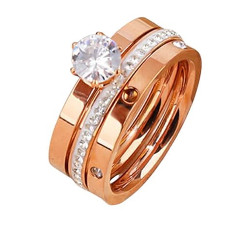 Wedding Ring Couple Rings For Women Stainless Steel Ring Woman Luxury Quality Jewelry Set Of Rings Men Dating Engagement Fashion