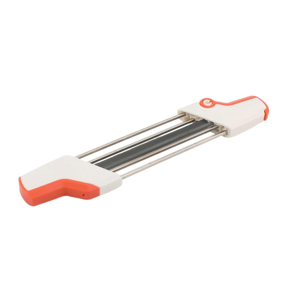 Kit de pierre à aiguiser d'affûteuse de chaîne de lime de tronçonneuse 2 en 1 4mm 4.8mm 5.2mm 5.5mm Compatible avec(4.8MM)