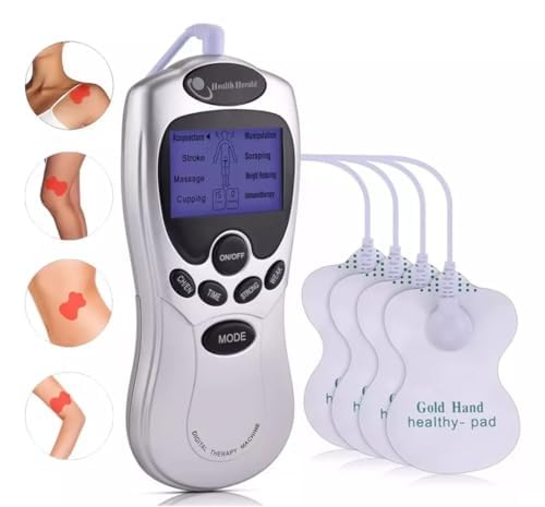 Aparelho TENS da Don Carneiro Store Massageador Eletrochoque Para Fisioterapia Alívio de Dores Muscu