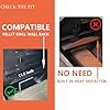 Pawsible Heavy-Duty Steel Heat Diffuser Plate - Heat Deflector Mod for Pit Boss: Magnetic Thermal Deflector for Enhanced Precision Temperatures and Reduced Pellet Dust #3