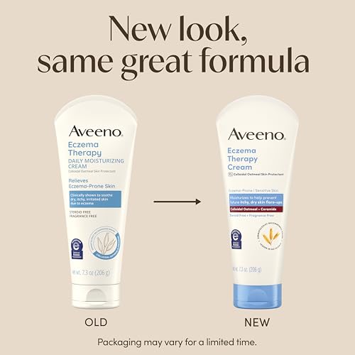 Aveeno Eczema Therapy Daily Moisturizing Body Cream, Fragrance-Free, 7.3 oz - image 2