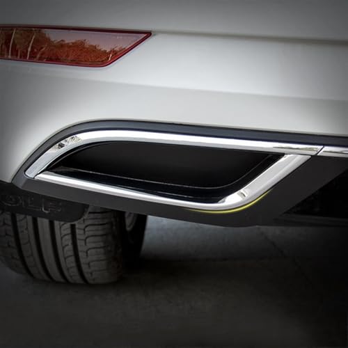 Embout d'échappement VW Golf 7 Mk7 2018 double canule noire - 3