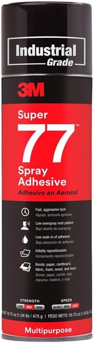 FHC 3M21210 3M Super 77 Multi-Purpose Adhesive Aerosol 16 oz.
