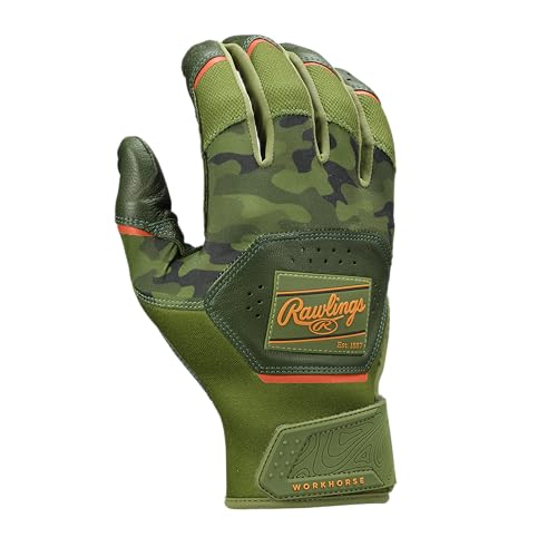 Image of Rawlings | Workhorse Baseball Batting Gloves | Adult Sizes | Multiple Colors
