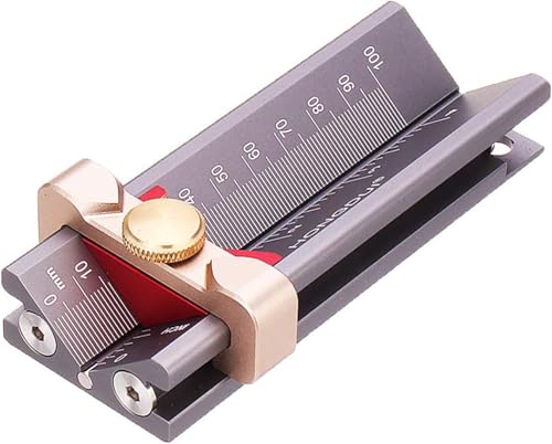 HONGDUI 3 in 1 Multifunction Measuring Gauge Drill Depth Gauge