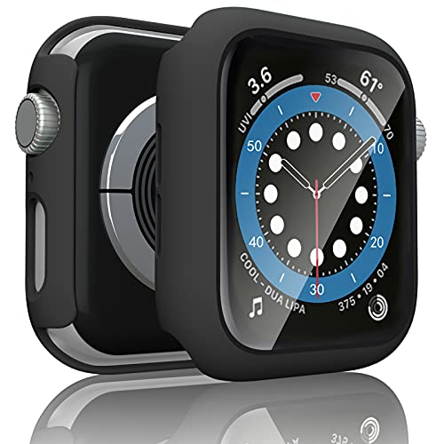|Doppia protezione| Custodia e la protezione per lo schermo sono integrate. Il design integrato della cornice e della protezione dello schermo offre una protezione completa per il tuo orologio. Non è necessario acquistare separatamente altre protezioni per lo schermo. Pratico e comodo.