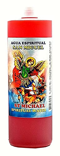 MISTIC 1 BOTTLE SAINT MICHAEL SPIRITUAL WATER- SAN MIGUEL AGUA ESPIRITUAL 16OZ-WICCA-MAGICK-PAGAN