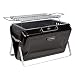 George Foreman Portable Charcoal BBQ, On-The-Go Toolbox, Portable, Sturdy Foldable Legs, Convenient Handle, Lightweight, Camping, Black, Charcoal Barbecue, GFPTBBQ1005B