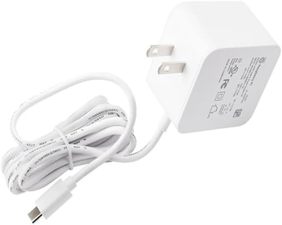 Official 45W USB Type-C Power Supply for Raspberry Pi 5, White Color, US Plug @XYGStudy (RPi 45W USB-C Power Supply White)