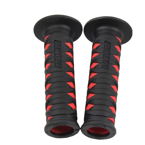 Puños de gel de 7/8 para aliviar la vibración en manillar de moto rosa 6