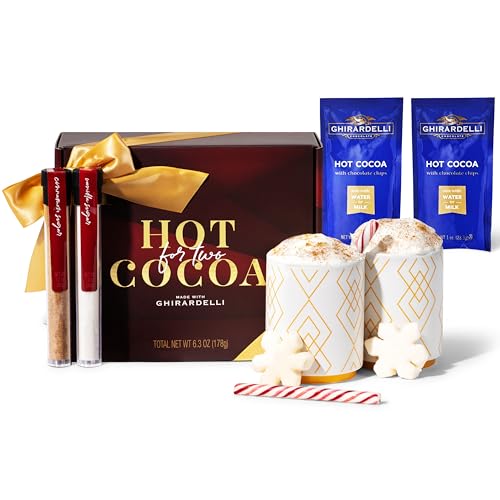 Ghirardelli Hot Cocoa for Two Gift Set