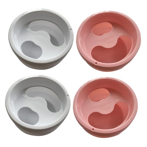 Cabilock Juego de 4 Cuencos para Remojar Manos Manicura de Plástico Resistente Color Aleatorio para Salones de Uñas y Cuidado Profesional de Manos Color Aleatorio