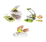 Lot de 3 ustensiles de cuisine : hachoir + hachoir + râpe