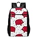Produktbild Homebe Rucksäcke,Daypack,Schulrucksack Red Pig Piggy Bank Laptop Backpack for Women Men Stylish Backpack College School Backpack Business Travel Durable Backpack Fit Laptop
