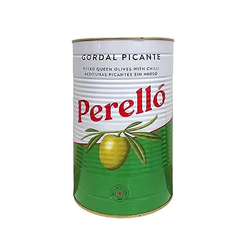 Perello Gordal Pitted Green Olives Picante, 2kg