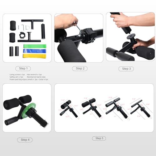 EVERYMATE Tib Bar Tibialis Trainer, máquina de elevação de panturrilha Tibia Dorsi, talas de canela