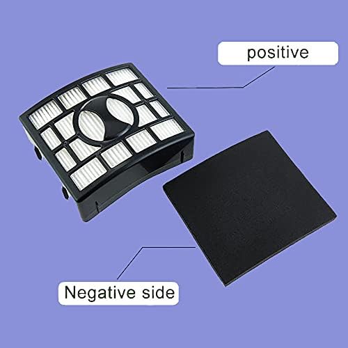 Hongfa Shark NV680 Filter Replacement for NV681 NV683 NV800uk NV800 NV800W NV801 UV810 for Shark Rotator Powered Lift-Away Speed,Compare to Part # XFF680 & XHF680