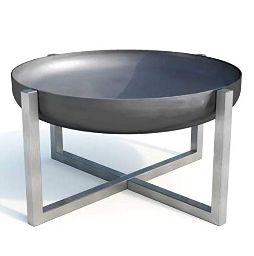 Solid Stainless Steel Wood Burning Fire Pit