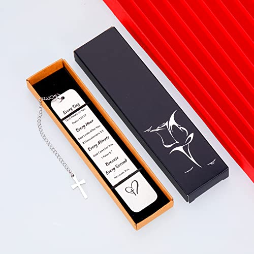 Christian Religious Gifts For Women Men Inspirational Bookmarks Bible Verse Study Gift For Book Lovers Fresh Baptism Christmas Birthday Gifts Graduation For Female Son Daughter Stocking Stuffer #TOP3