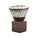 umsl 200 ml Keramik-Kegel-Kaffeetasse Porzellantasse Keramik-Kaffeetasse konisch raue Keramik Teetasse Latte-Haushaltstasse