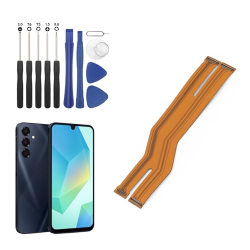 Mainboard Flex Cable Replacement for Samsung Galaxy A16 5G SM-A166B A166U LCD Display Flex Cable for Samsung A16 5G Motherboard Screen Connector Flex Cable Assembly with Tools