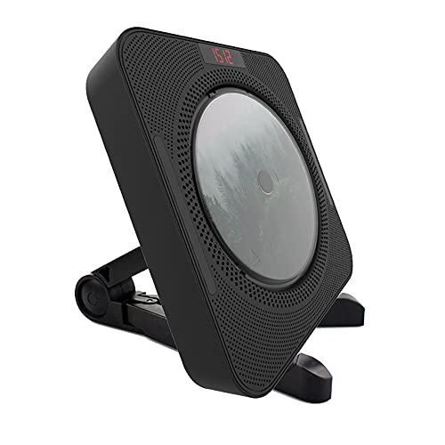 Miaoqian YHS-08C CD player portátil para montagem em parede CD player de música com controle remoto
