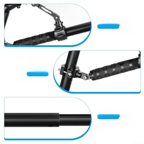 Soporte de aleación de aluminio con poste de extensión regulable para cámaras de acción 7