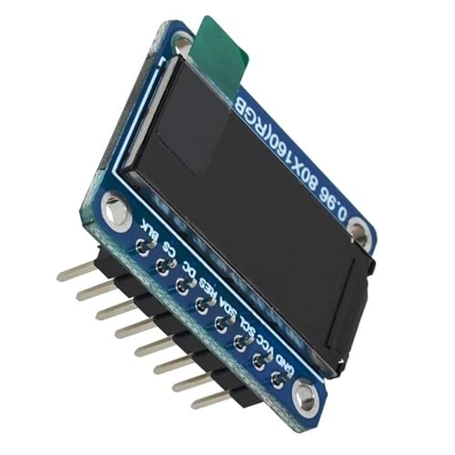 Image of gotor tft LCD Display Module Screen st7735 i2c hd IPS LCD Display SPI | 0.96 inch st7735 i2c lcd display module spi 128x60 tft lcd display module screen for single board computer project
